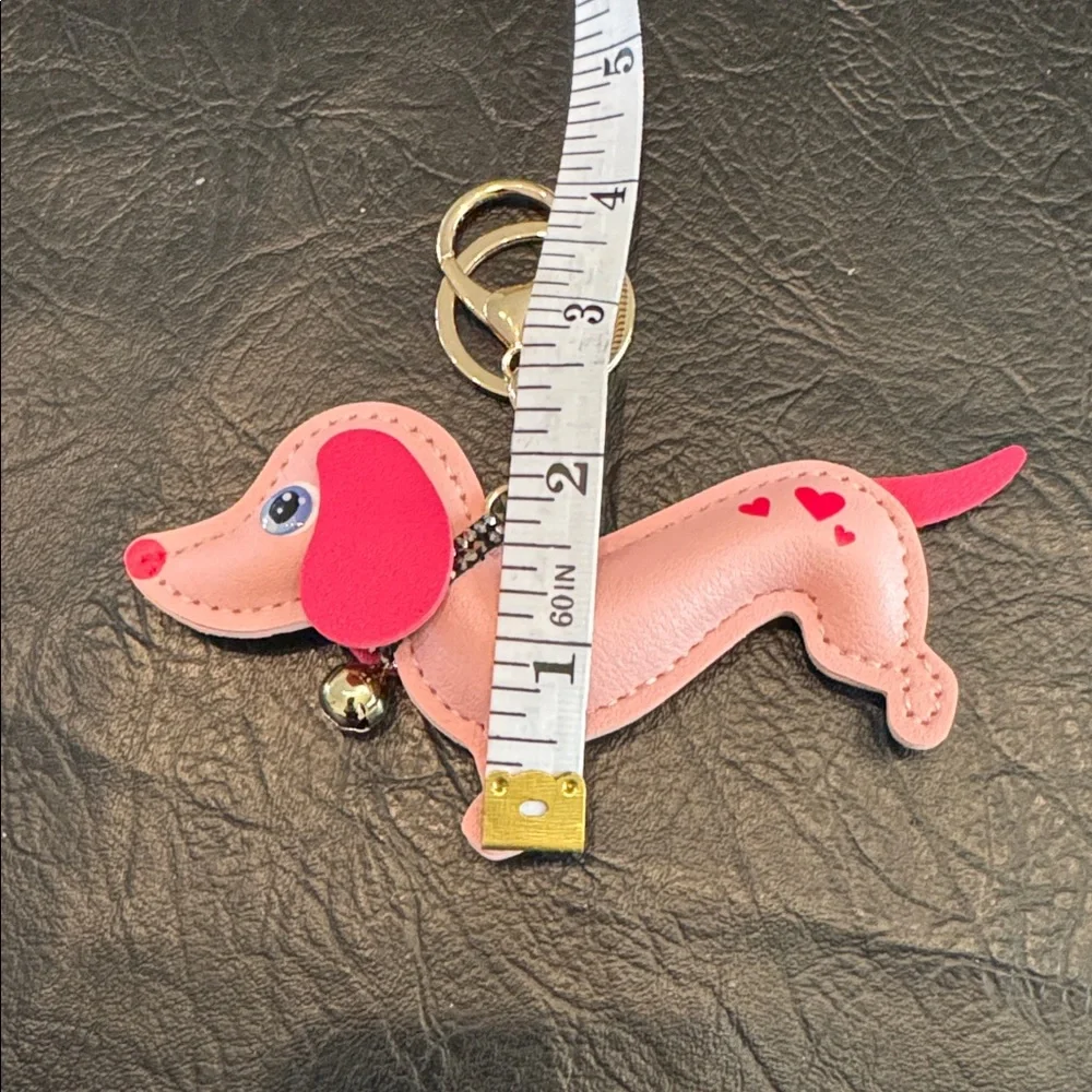 Dachshund Dog Keychain Bag Charm, NEW - Picture 4 of 5